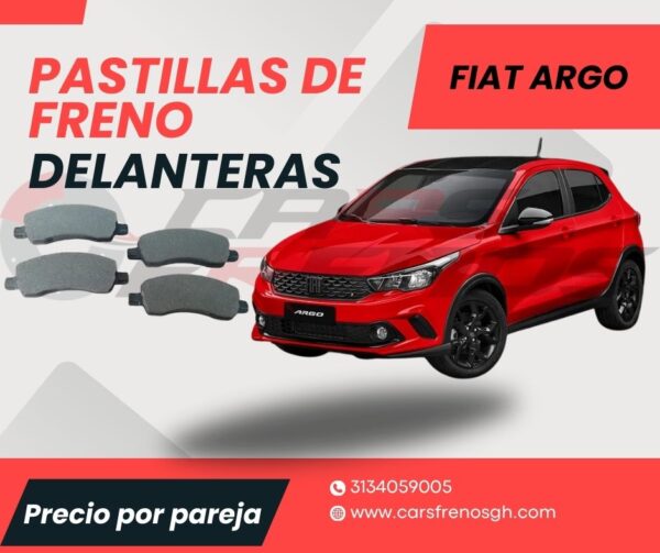 Pastillas De Freno Fiat Argo Delanteras - Image 2